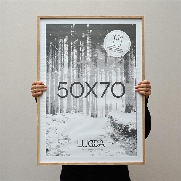 Lucca Træramme til 50x70 cm. plakater - Egetræ