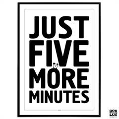 Plakat - Gamer - Just five more minutes