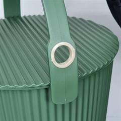 Omnioutil plastikspand 8 liter, armygrøn