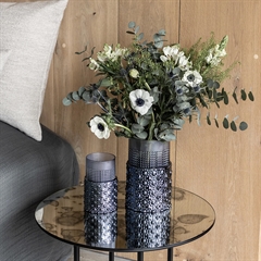 lille scarlett vase fra specktrum i farven grey/black