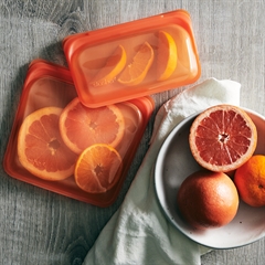 Orange pose i silikone, genanvendelig