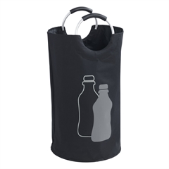 Kanvaspose til pantflasker, sort