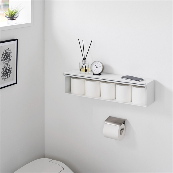 Yamazaki Hylde med opbevaring. Hvid