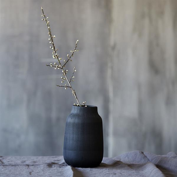 House Doctor vase - Groove Black