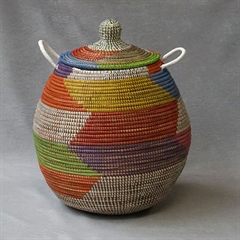 Alibaba vasketøjskurv - Stor, Multicolor - TERN