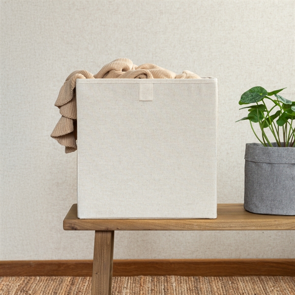 Bigso Box - Gøteborg Cube - Rumdelerkurv i stof, Linen