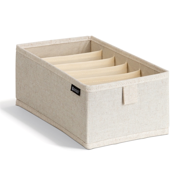 Bigso Box - Gøteborg Skuffeopbevaring - 6 rum, Smal - Beige
