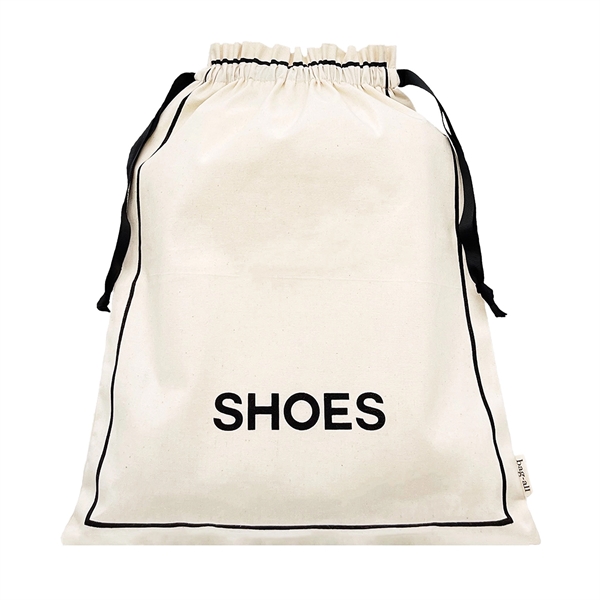 Bag All - Bomuldspose til sko - Shoes, creme