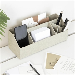 Bigso Box of Sweden - Elisa skrivebordsorganiser, Linen
