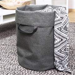 Bigsobox og Sweden vasketøjskurv i grå stof