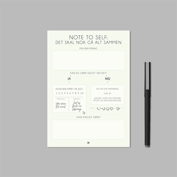 Boxdelux blok A5 - Note To Self