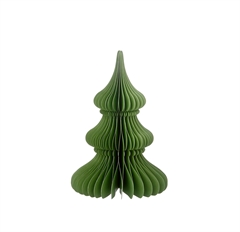 Bungalow Honeycomb julepynt - Juletræ Noble - 20 cm. Forest