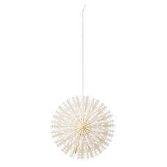 Bungalow dekorativ stjerne i papir - Crystal, 21 cm.