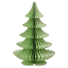 Bungalow Honeycomb julepynt - Juletræ, Ming 30 cm.