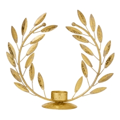 Bungalow lysestage - Golden Leaf Wreath - SMALL