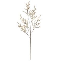 Bungalow Kunstig Blomst - Snowberry Branch, Ivory
