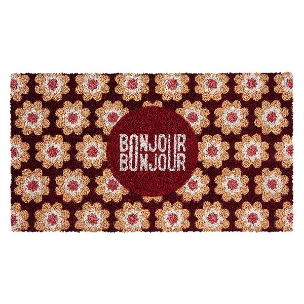 Dørmåtte i kokos fra Derrière la Porte - Bonjour Bonjour, flowers