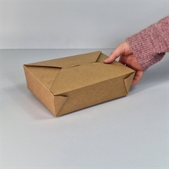 Engangsservice - Wok Box - Firkantet - Pakke 50 stk