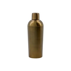 Cocktail shaker i antik messing
