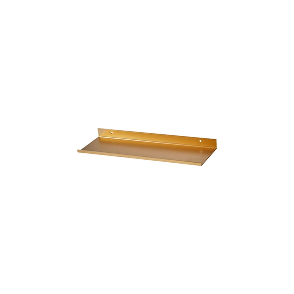 Hylde 40x13 cm. - Messing, Lancaster fra Speedtsberg