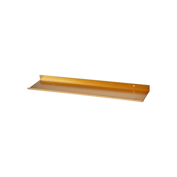 Hylde 60x13 cm. - Messing, Lancaster fra Speedtsberg