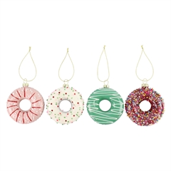 Hoff Julekugler til juletræet - Donuts, pk. med 4 stk.