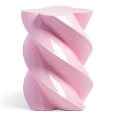Klevering - Søjle i Glasfiber - Marshmallow - Candy Pink