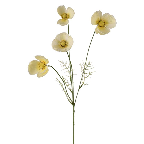 Kunstig Blomst - Cosmos, 60 cm. GUL