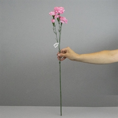 Kunstig Blomst - Nellike, 65 cm. ROSA
