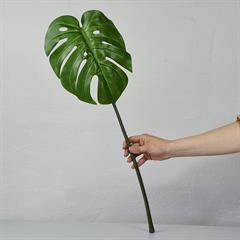 Kunstig plante - Monstera blad, 60 cm.