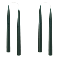 Kunstindustrien håndlavet stearinlys 20 cm. - Forest Green Ø22mm