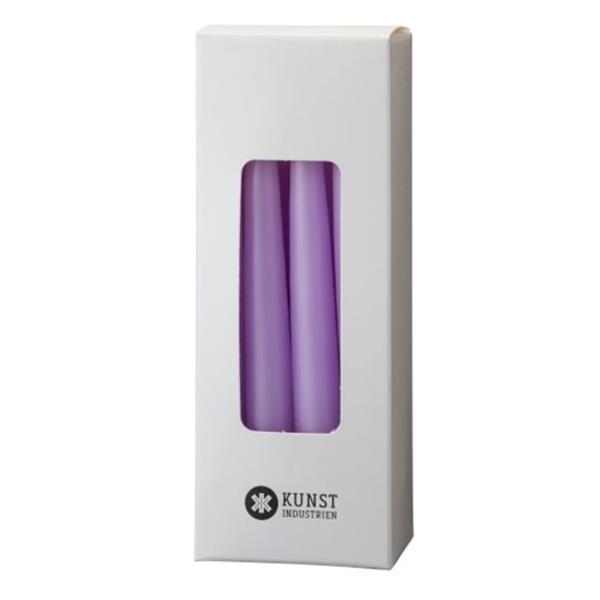 Kunstindustrien Farvede Stearin Juletræslys - Pastel Purple