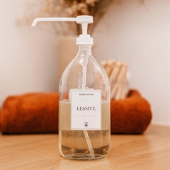 Little Pots 1000 ml. dispenser i klart glas