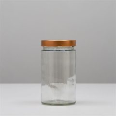 Little Pots Muscadin glaskrukke med KOBBER låg - 720 ml.