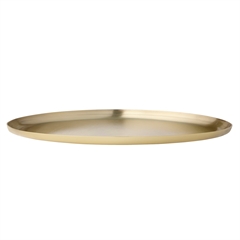 Bungalow Metalbakke Guld Ø40 cm - Decoration Tray