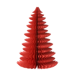 Bungalow Honeycomb Juletræ Whispwood - 26 cm. Ruby
