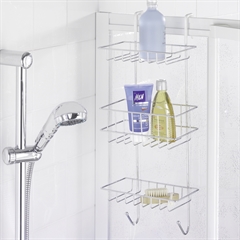 Shower caddy med 3 hylder - REVIGO, chrome