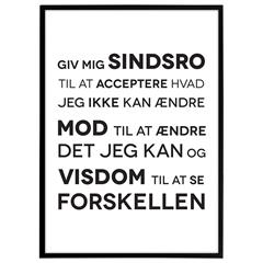 Sindsrobønnen citat plakat