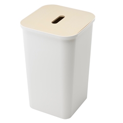 Smartstore Collect 53 liters plastkasse med låg - Hvid