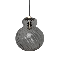 Specktrum Loftslampe - Swirl - Small - GREY, Messing fatning