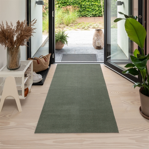 Tica Smudsmåtte - 90x200 cm. Dusty Green - Unicolor