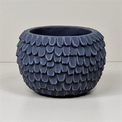 Lauvring Urtepotte i keramik - Kato, sort