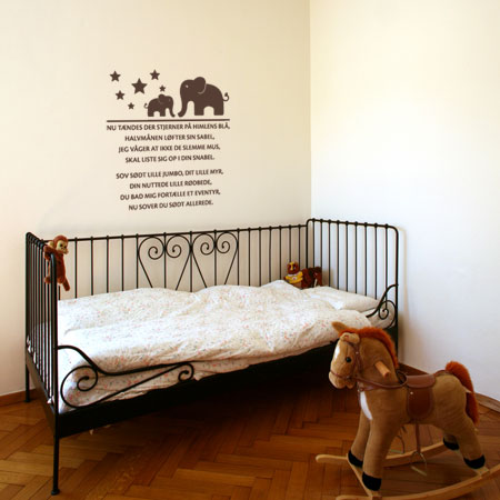 Wallstickers til børneværelset