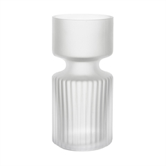 Wikholm Hyacint vase - Frosted, Riffle - LARGE