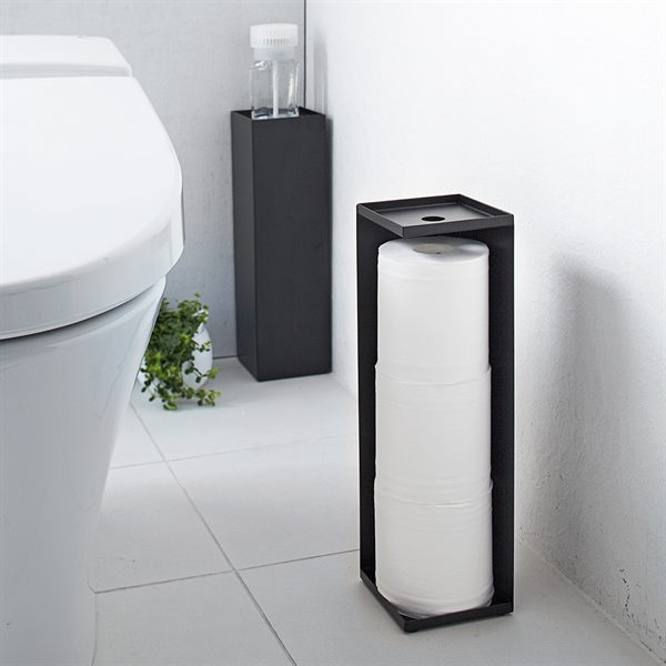 Yamazaki Tower beholder til toiletpapir til hjørnet - Sort