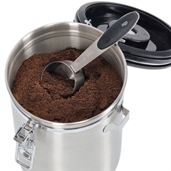 Kaffedåse til opbevaring af kværnet kaffe eller kaffebønner.