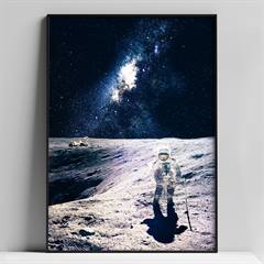 A4 plakat med astronaut, no2