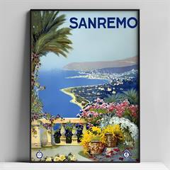 Retrotryk i A4 størrelse - Sanremo