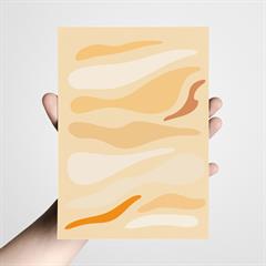 Postkort XL - Vivid orange