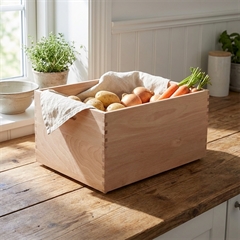 opbevaringskasse i bøgetræ